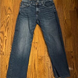 7 For All Mankind Men's Blue Straight Jeans